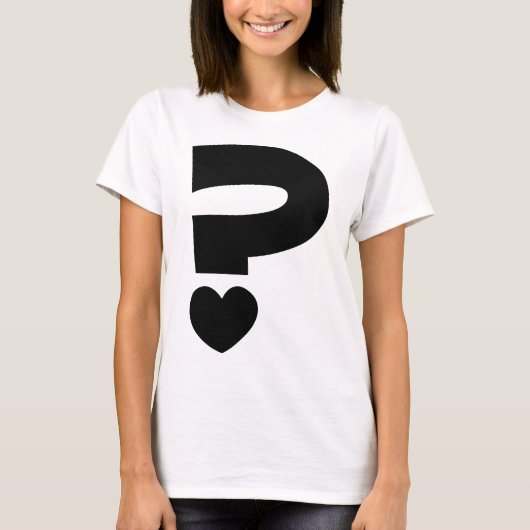 T-shirt Marque de question (Devant)