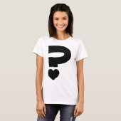 T-shirt Marque de question (Devant entier)