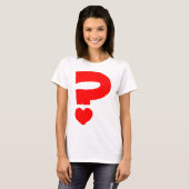 T-shirt Marque de question (Devant entier)