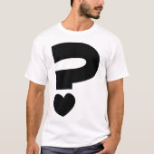 T-shirt Marque de question (Devant)
