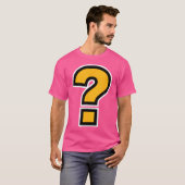 T-shirt Marque de question (Devant entier)