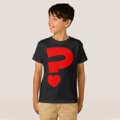 T-shirt Marque de question (Devant entier)