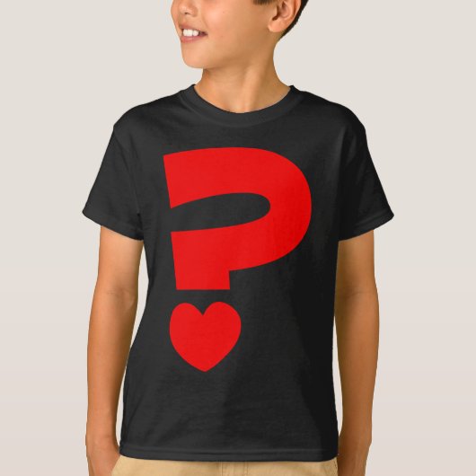 T-shirt Marque de question (Devant)