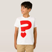 T-shirt Marque de question (Devant entier)