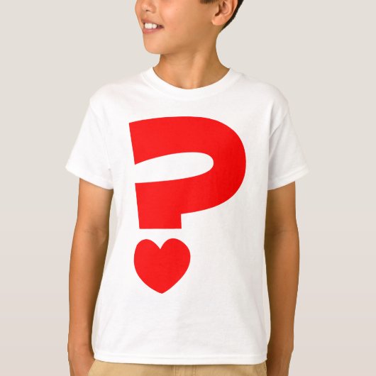 T-shirt Marque de question (Devant)