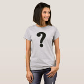 T-shirt Marque de question (Devant entier)