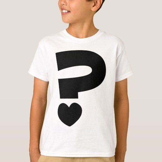 T-shirt Marque de question (Devant)