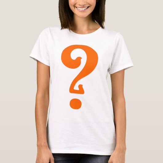 T-shirt Marque de question Art Nouveau (Devant)
