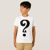 T-shirt Marque de question Art Nouveau (Devant entier)