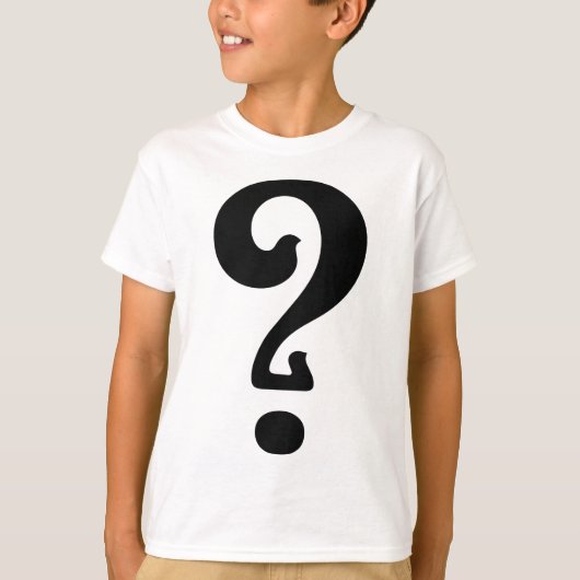 T-shirt Marque de question Art Nouveau (Devant)