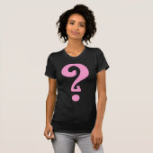T-shirt Marque de question Art Nouveau (Devant entier)