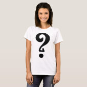 T-shirt Marque de question Art Nouveau (Devant entier)