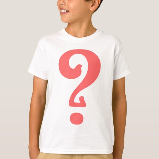 T-shirt Marque de question Art Nouveau (Devant)