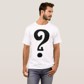 T-shirt Marque de question Art Nouveau (Devant entier)