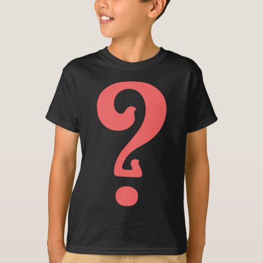 T-shirt Marque de question Art Nouveau (Devant)