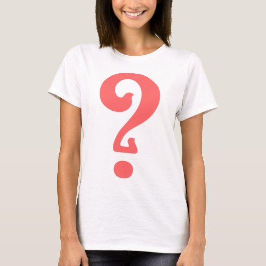 T-shirt Marque de question Art Nouveau (Devant)