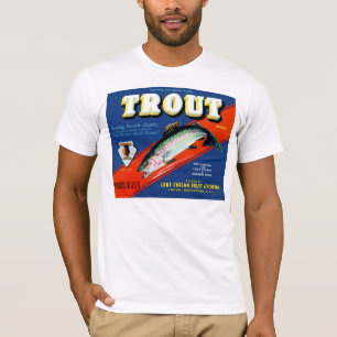 T-shirt Marque de truite