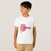 T-shirt Marque du Pérou/mark Pérou (Devant entier)