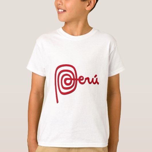 T-shirt Marque du Pérou/mark Pérou (Devant)