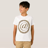 T-shirt marque léopard @ (Devant entier)