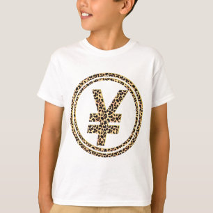 T-shirt marque léopard ¥
