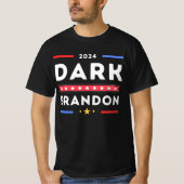 T-shirt Marque noire Biden 2024 (Devant)
