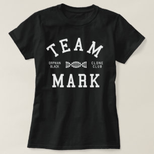T-shirt Marque noire orpheline d'équipe