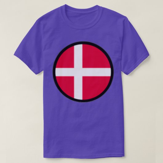 T-shirt Marqué par Danemark 2 (Design devant)