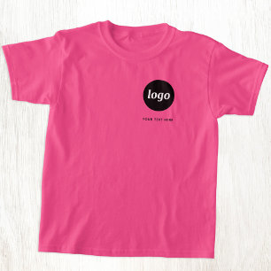 T-shirt Marque promotionnelle simple de logo et de texte p