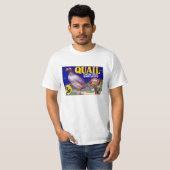T-shirt Marque Quail Contra Costa Bartletts (Devant entier)