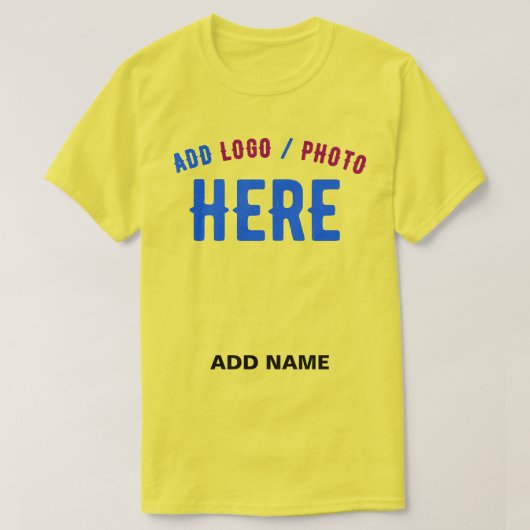 T-SHIRT MARQUE VÉRIFIÉE JAUNE CLAIR ET MODERNE (Design devant)