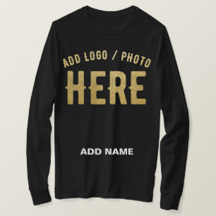 T-SHIRT MARQUE VERIFIEE NOIRE PERSONNALISABLE MODERNE ET C
