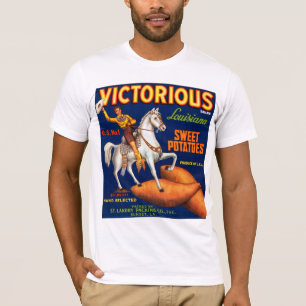 T-shirt Marque victorieuse Louisiane pommes de terre sucré