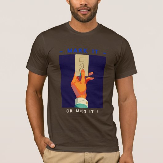 T-shirt Marquer Ou Manquer (Devant)