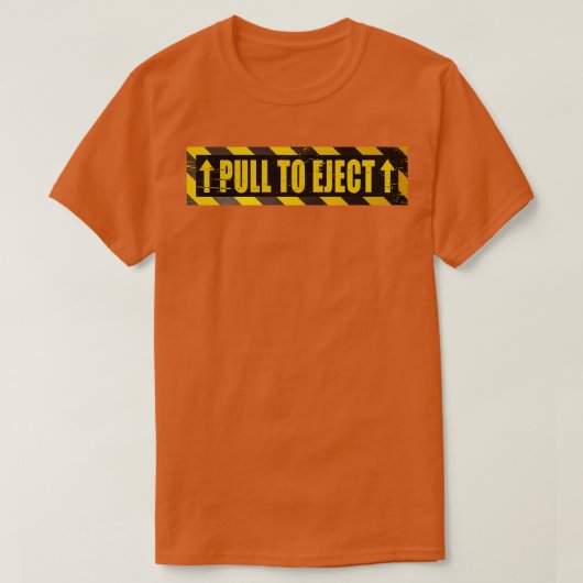 T-shirt Marques Parfaites Tirez Pour Éjecter L'Aéronef D D (Design devant)