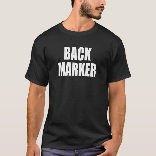 T-shirt marqueur arrière (Devant)