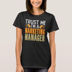 T-shirt Marqueur de stratégie de publicité pour les entonn