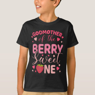 T-shirt Marraine de la baie douce une fraise d'abord