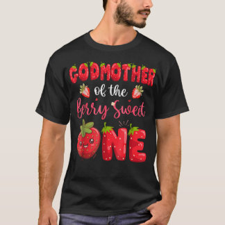 T-shirt Marraine De La Première Fraise Sucrée