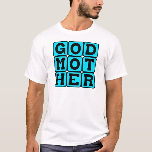 T-shirt Marraine, protectrice de l'enfant (Devant)