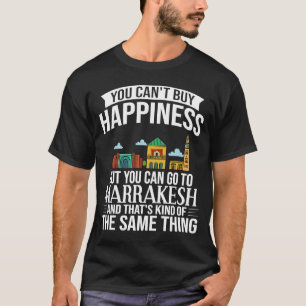 T-shirt Marrakech Maroc City Skyline Plan Voyage 1