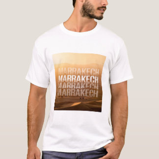T-shirt Marrakech Maroc Sahara – Esthétique de voyage dans