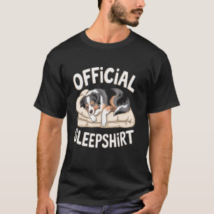 T-shirt Marrant Berger Australien Chien Dort - Officiel Te