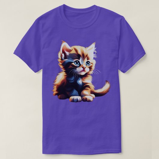 T-shirt marrante dessin d'art pour chat Ce mignon dessin d (Design devant)