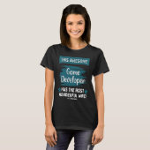 T-shirt Married Game Developer Husband Job Profession (Devant entier)