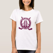 T-shirt marron de logo (Devant)