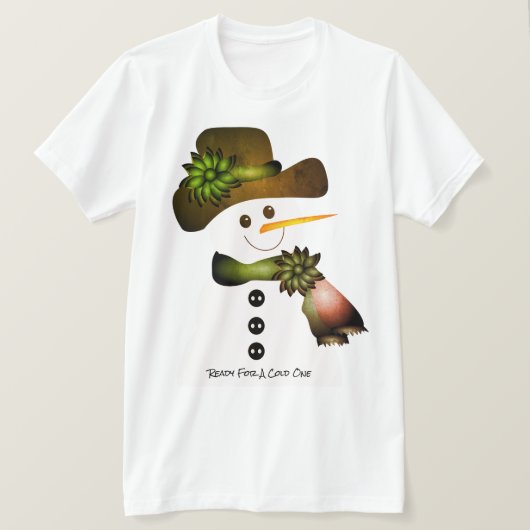 T-shirt Marron et vert (Design devant)