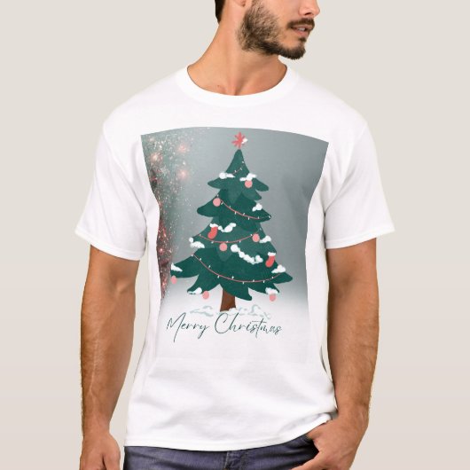 T-shirt Marry christmiss festive holiday tee (Devant)