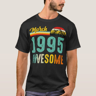 T-shirt Mars 1995 Chemise cadeau d'anniversaire Vintage ma