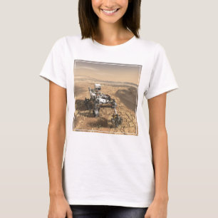 T-shirt Mars 2020 Rover Sur La Surface De Mars.